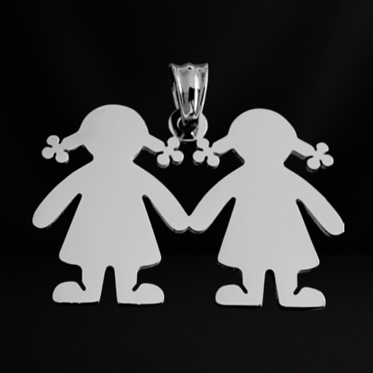 Pendant two little girls